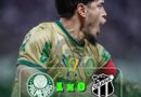 Palmeiras sai na frente do Ceará pela Copa do Brasil